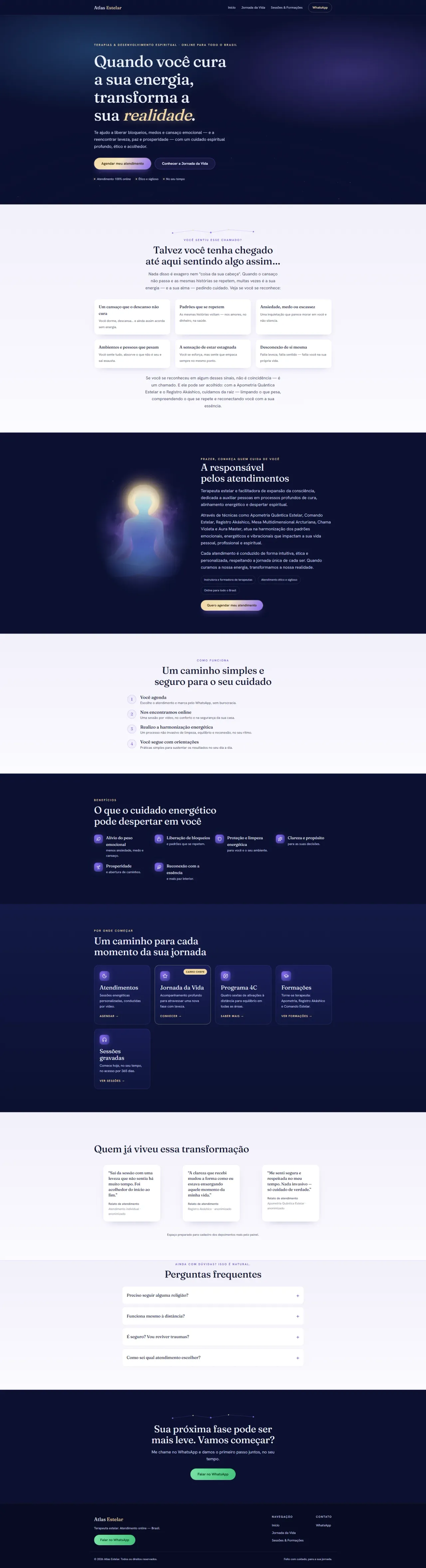 Screenshot do projeto Atlas Estelar