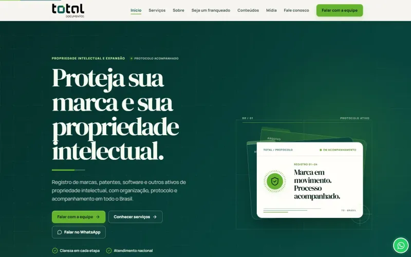 Prévia do projeto Total Documentos
